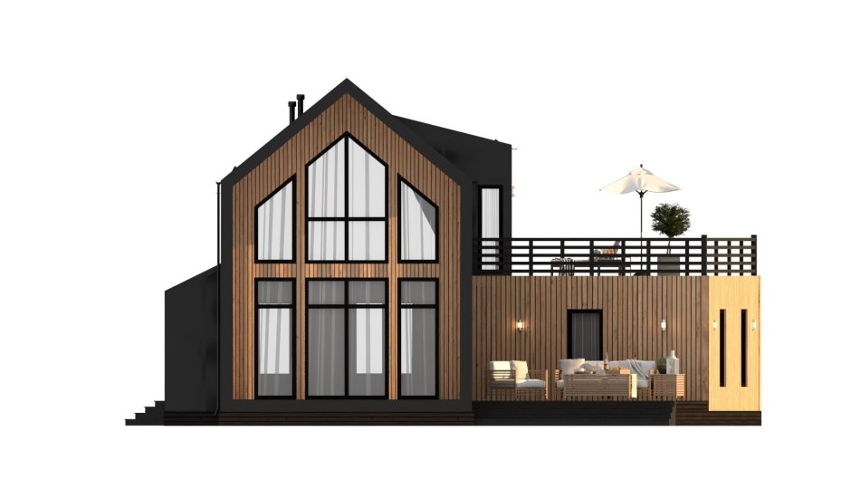 Дуплекс барнхаус проект