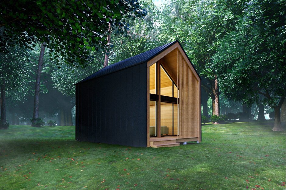 Барнхаус в лесу