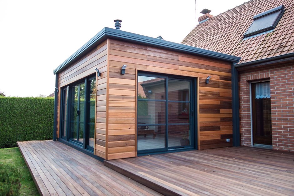 Одноэтажный дом планкен