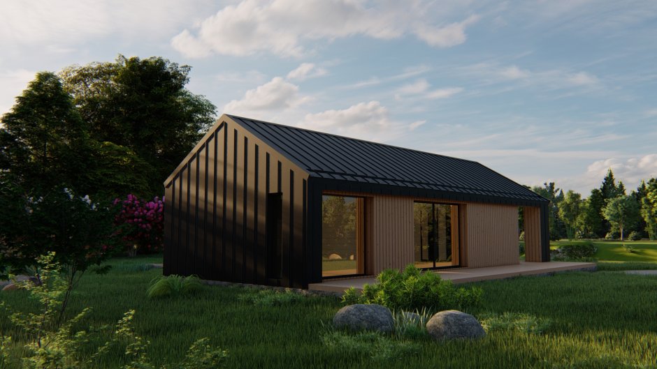 Барнхаус 100 м