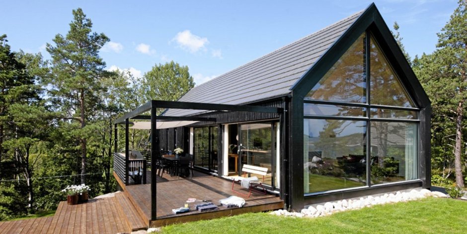 Барнхаус с верандой