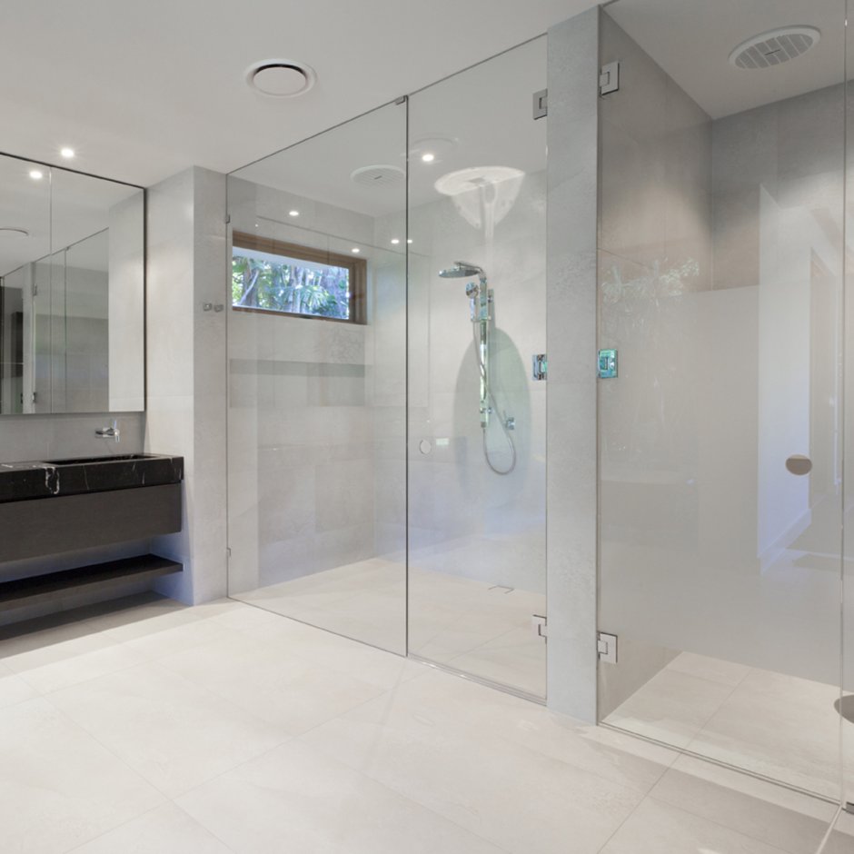 Душевая перегородка в интерьере