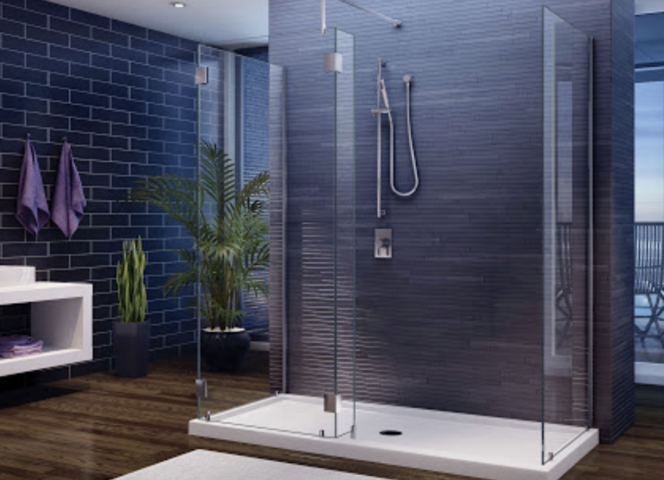 Стеклянные душевые дизайн