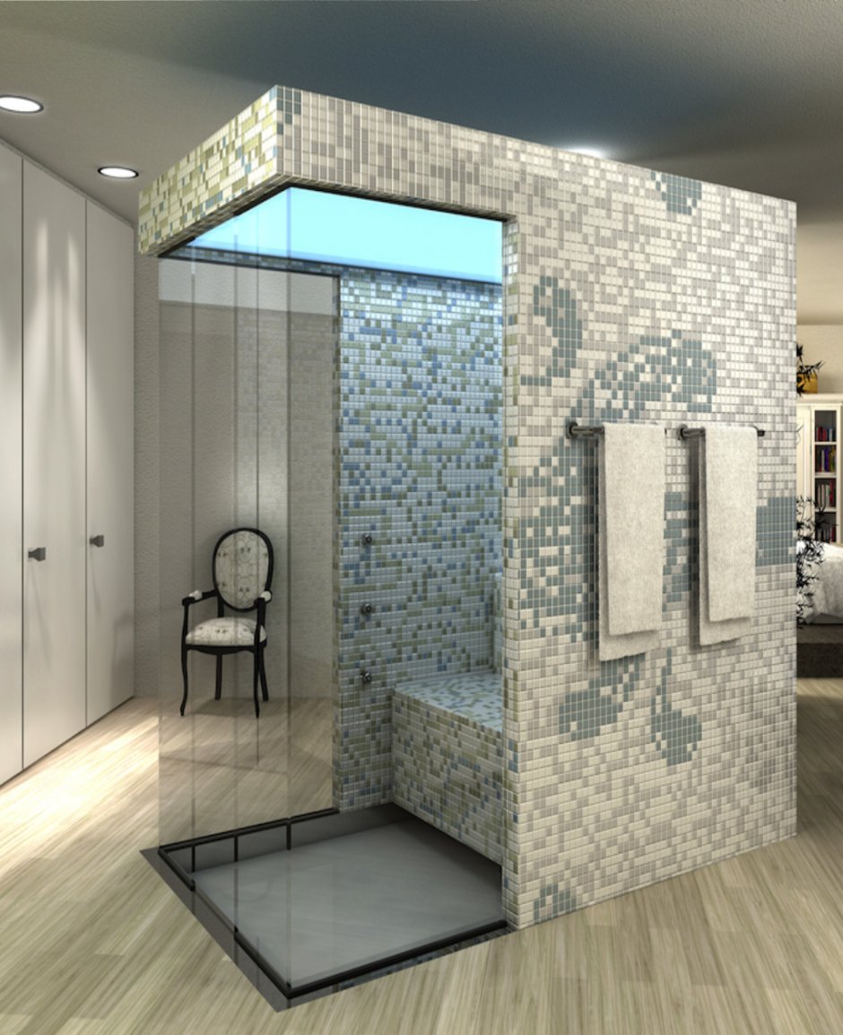 Душевые перегородки в интерьере