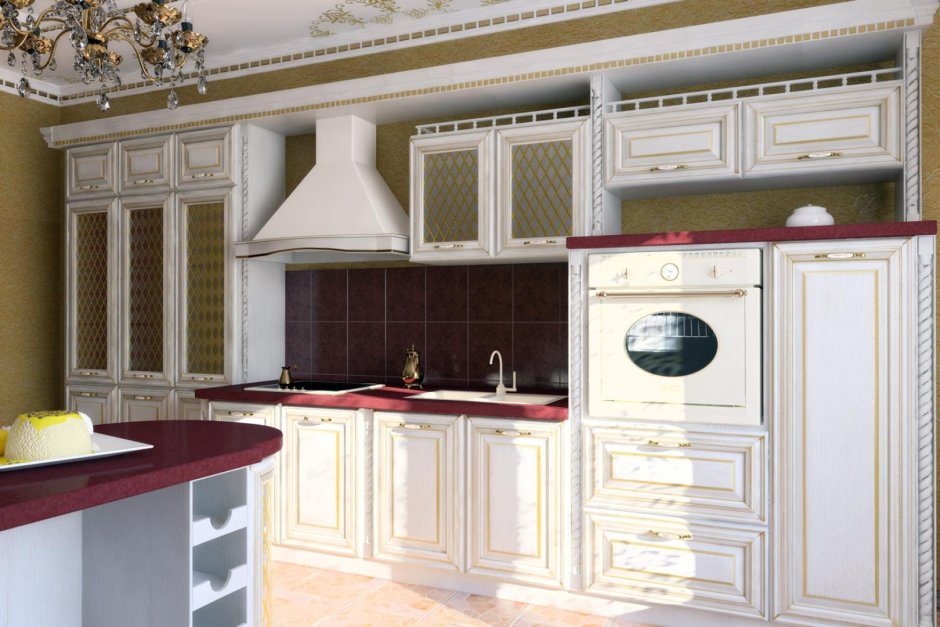 Кухня МДФ патина классика 2020
