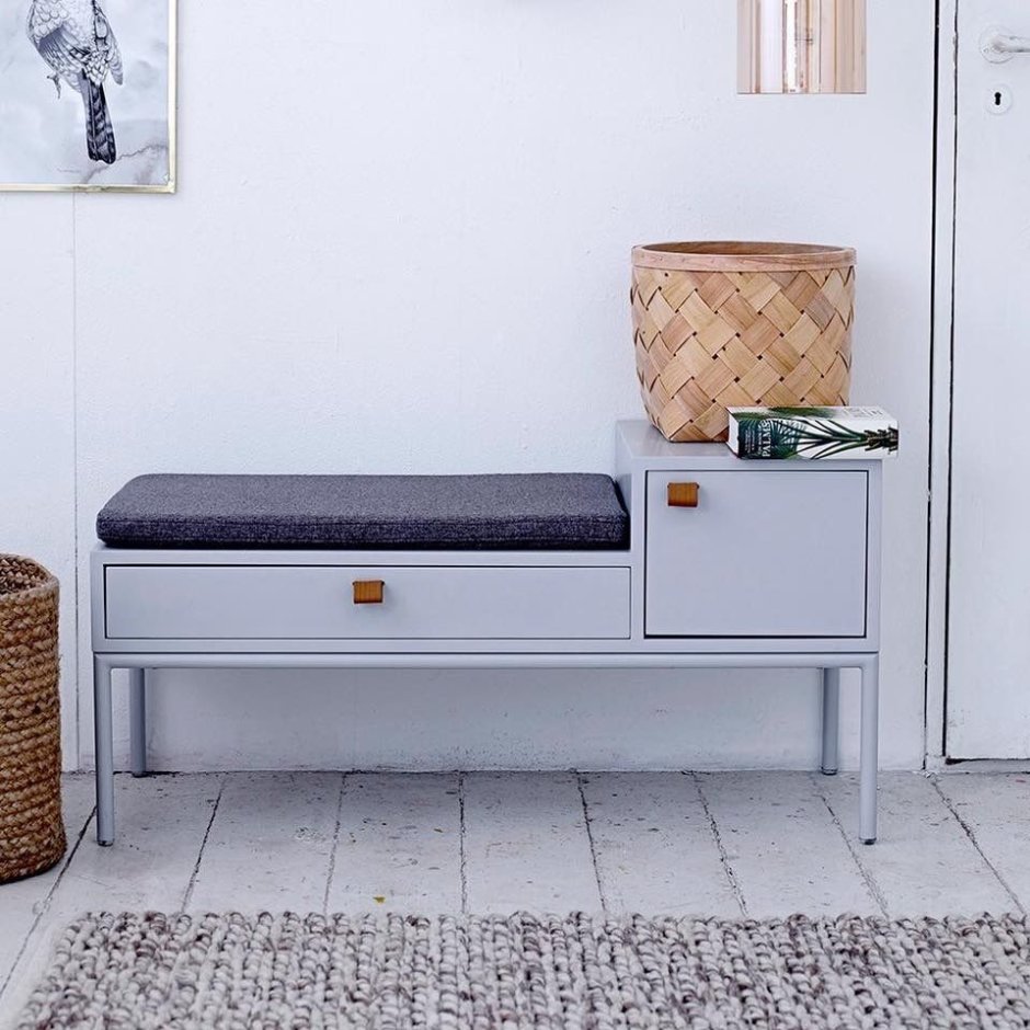 Скамья с ящиком Indra Oak