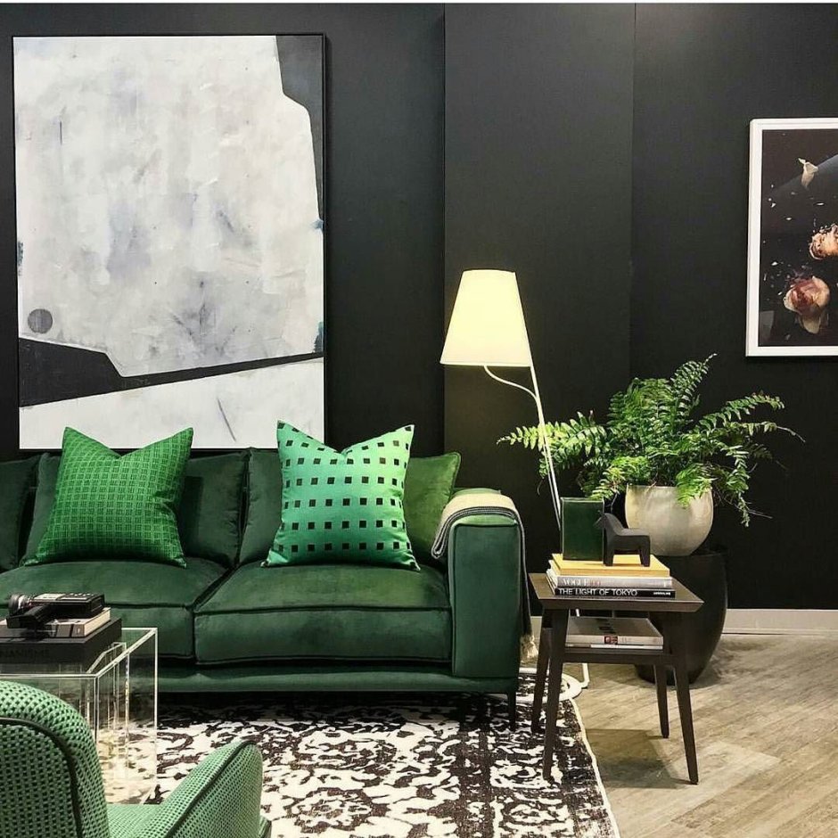 Изумрудные оттенки Dulux