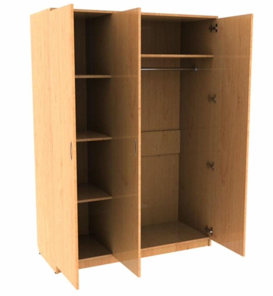 Шкаф полузакрытый "монолит", 740х390х2050 мм, цвет бук Бавария (комплект)