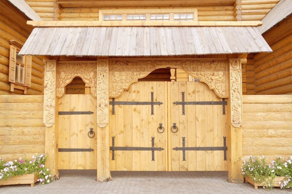 Тесовые ворота древняя Русь