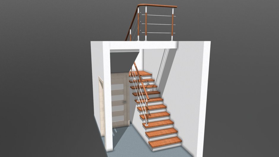 Лестница в погреб металлическая
