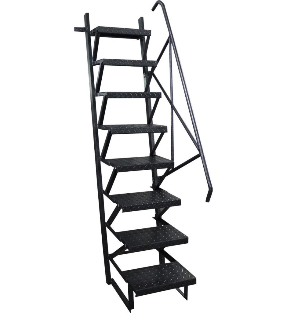 Металлические лестницы в подвал-погреб