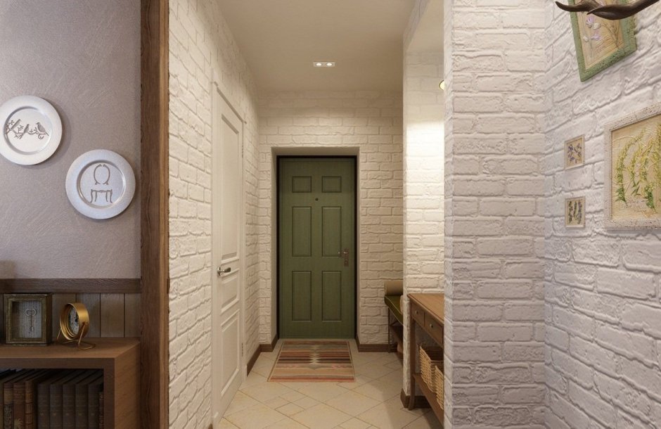 Коридор в Индустриальном стиле