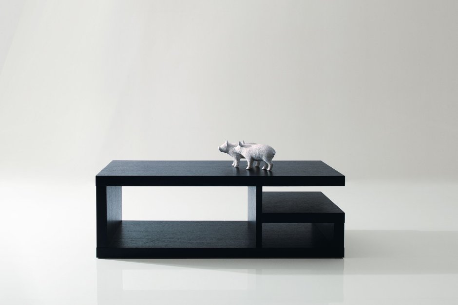 Журнальный столик Black Glass Top Pusha