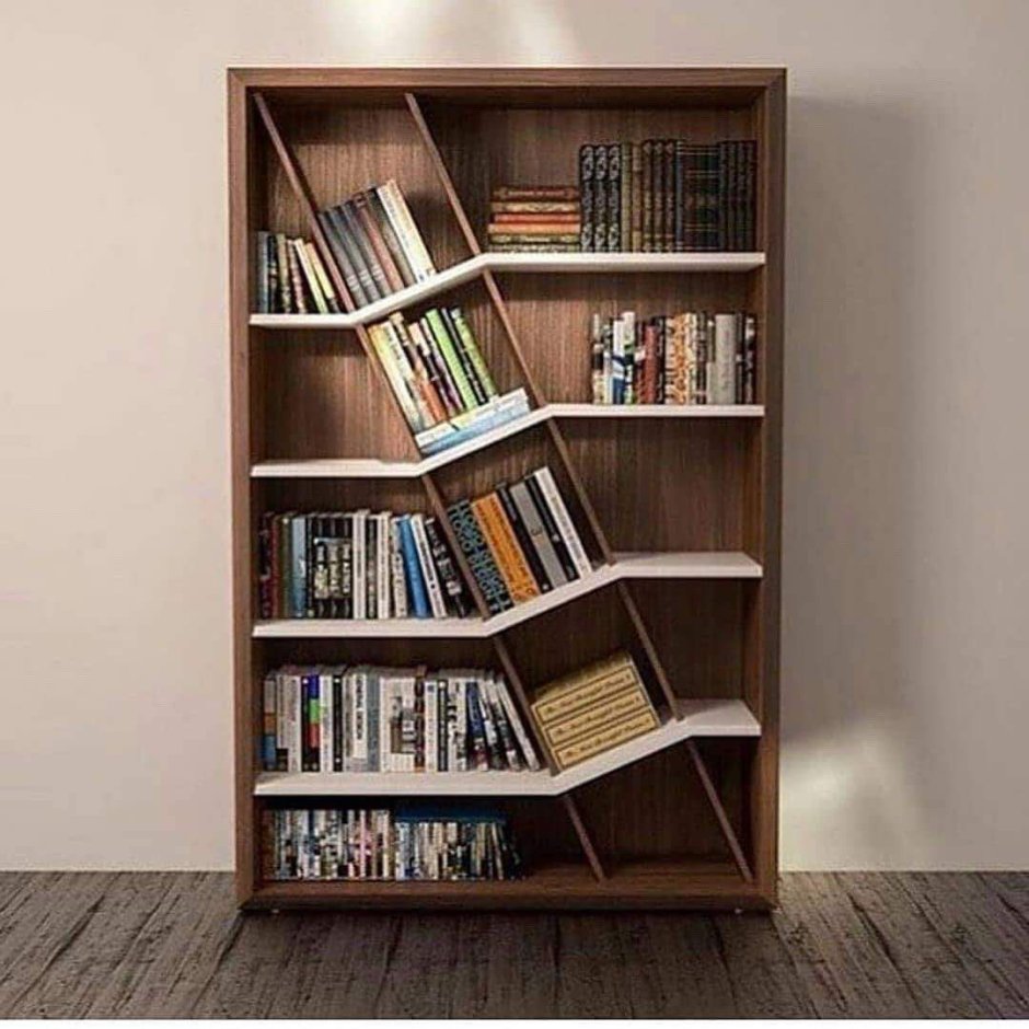 Встроенные книжные стеллажи