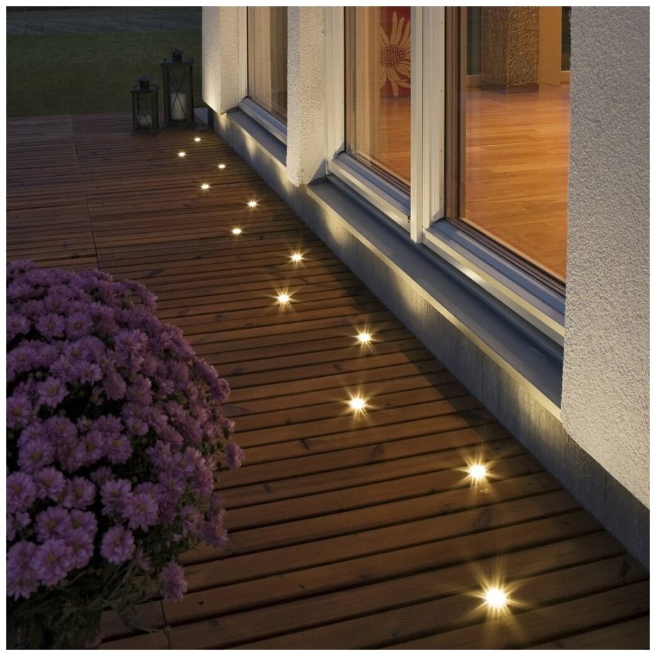 Подсветка террасы