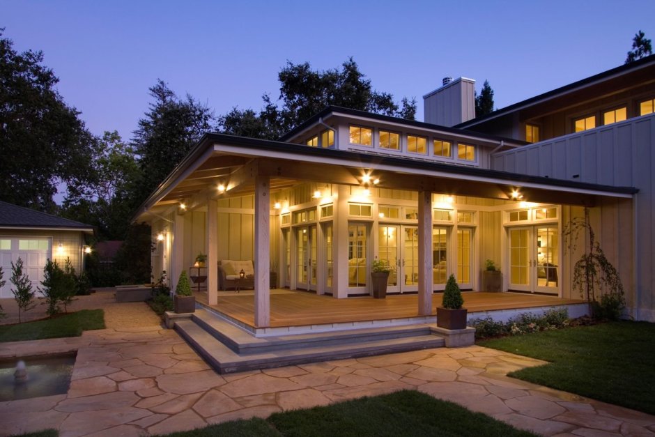 Освещение на веранде