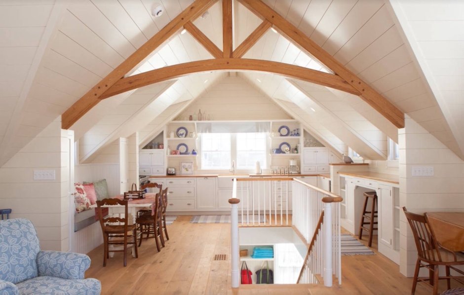 Спальня на чердаке