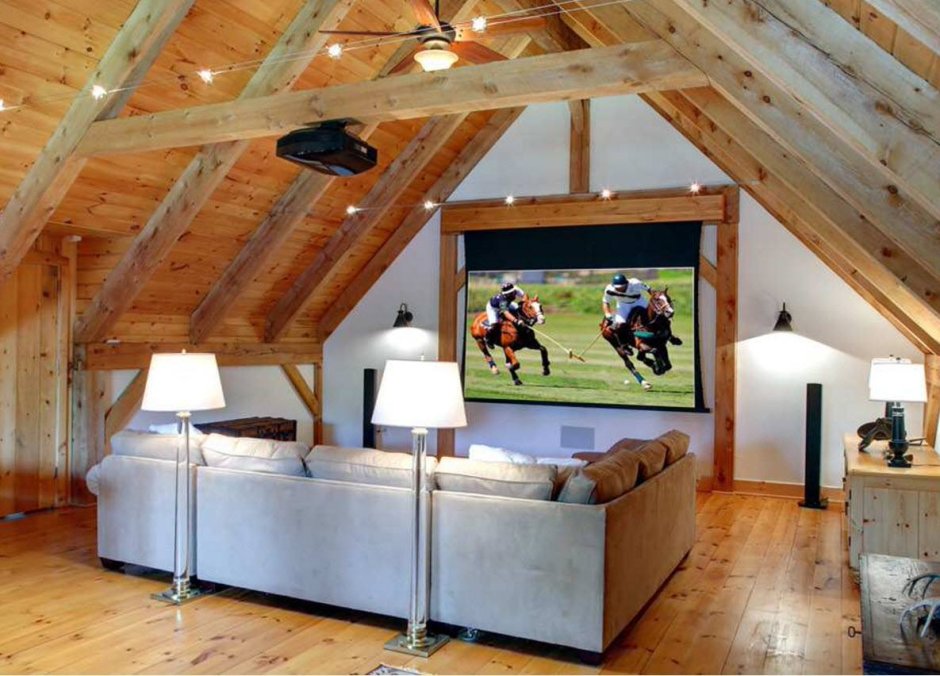 Обустройство мансарды