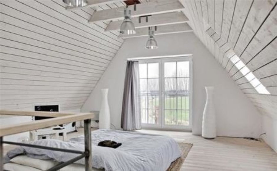 Второй этаж 70м2 мансарда