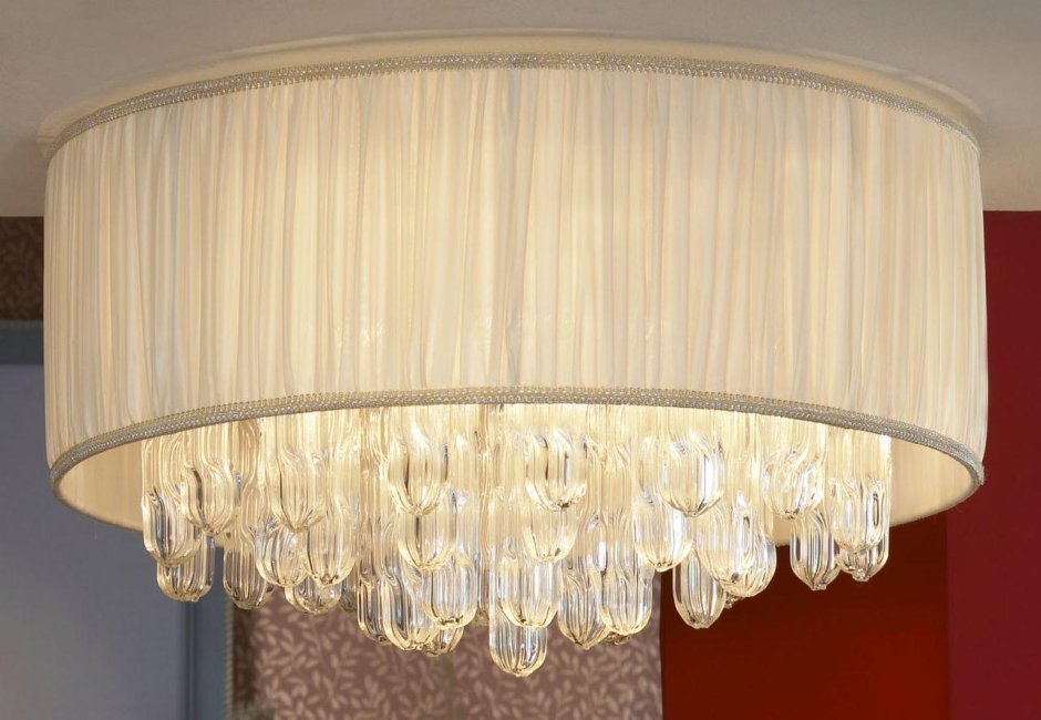 Люстра в спальню потолочная