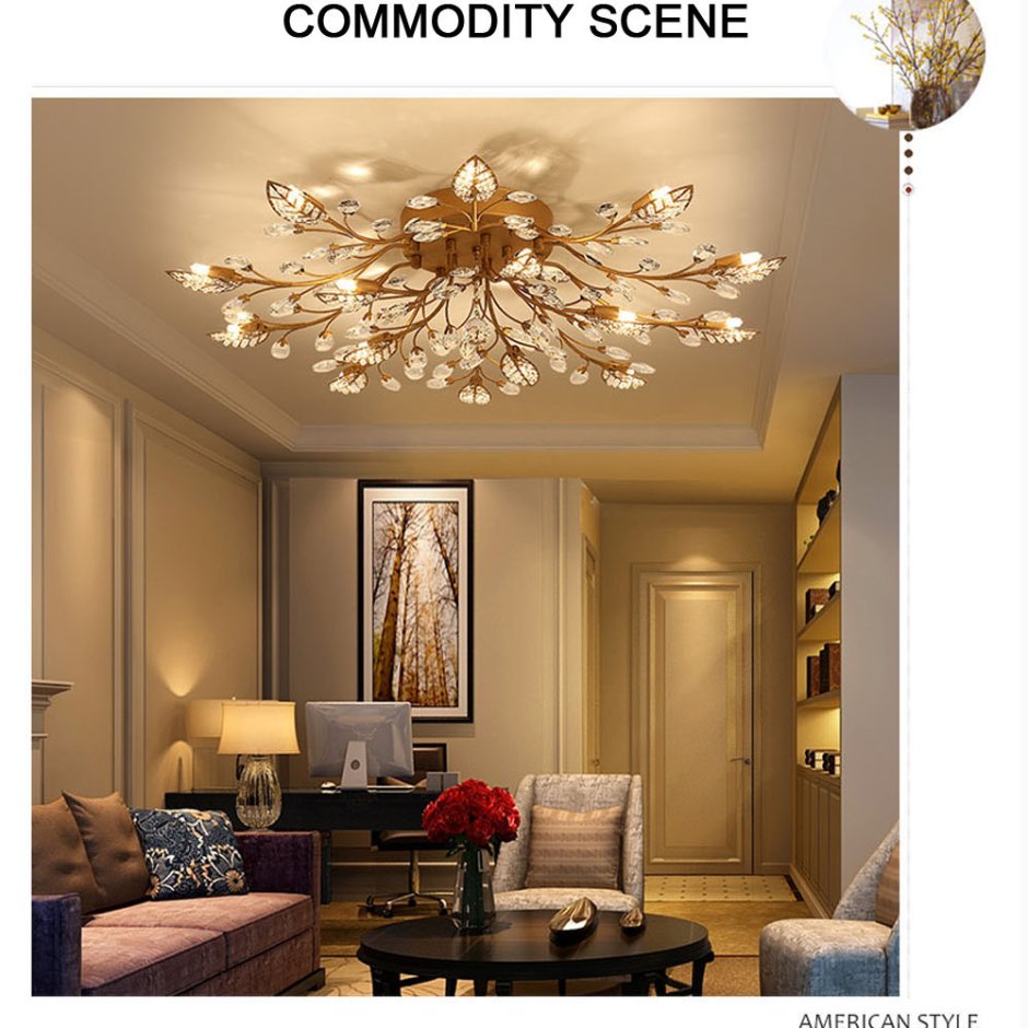 Красивые люстры в спальню