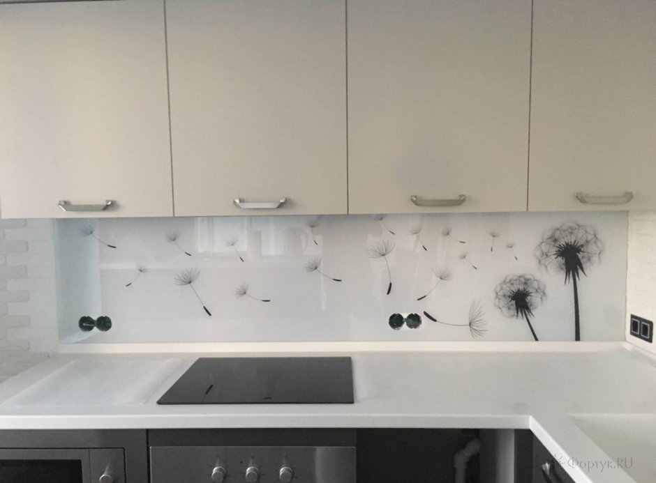 Стеновая панель Альбико одуванчики