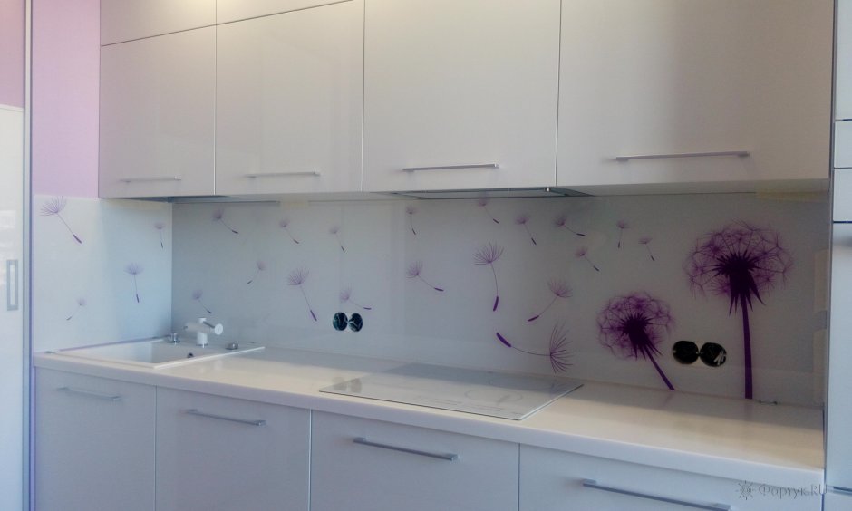 Кухонный фартук одуванчики