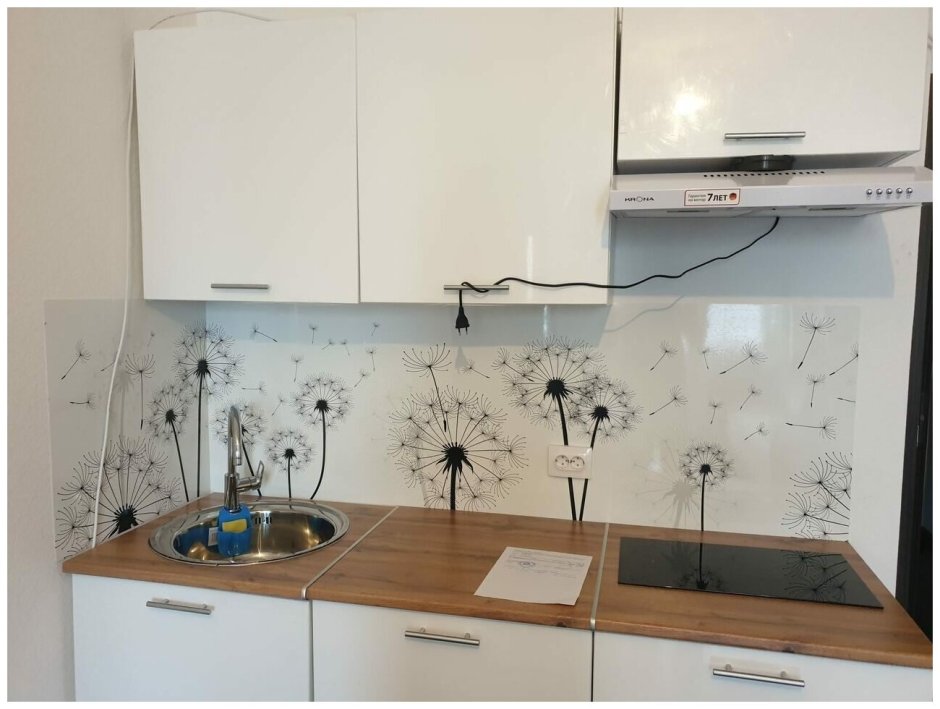 Стеновая панель Альбико одуванчики