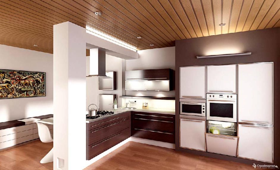 Потолок на кухне