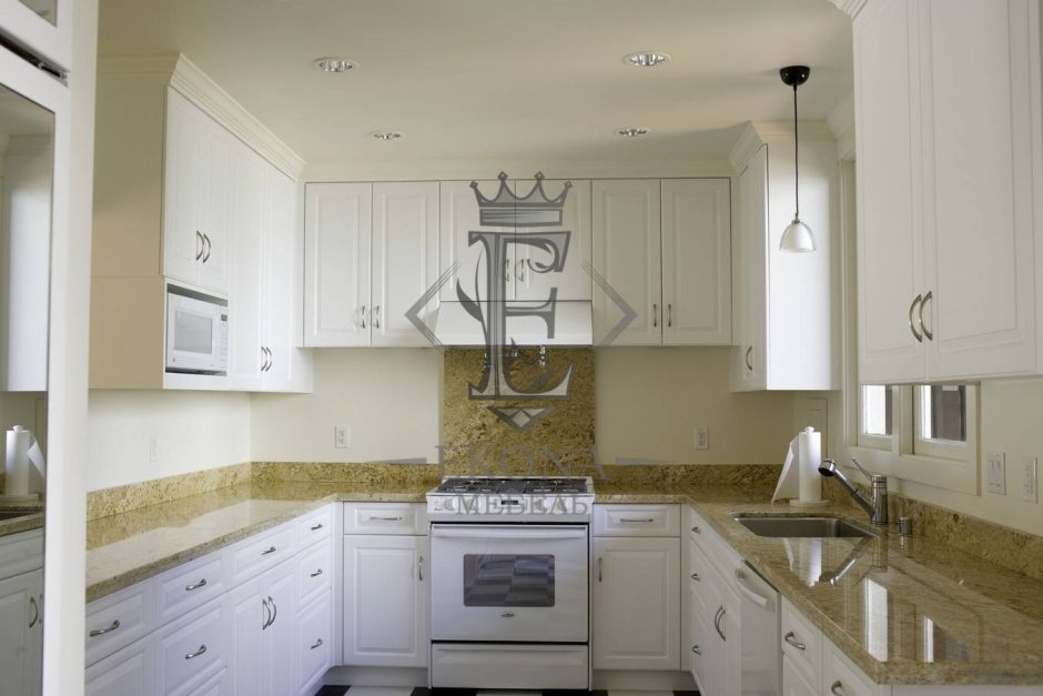 Кухни под потолок п образные