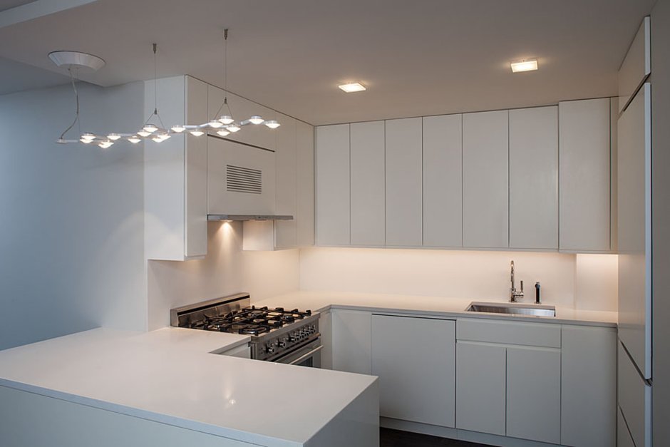 Освещение для кухни на потолок