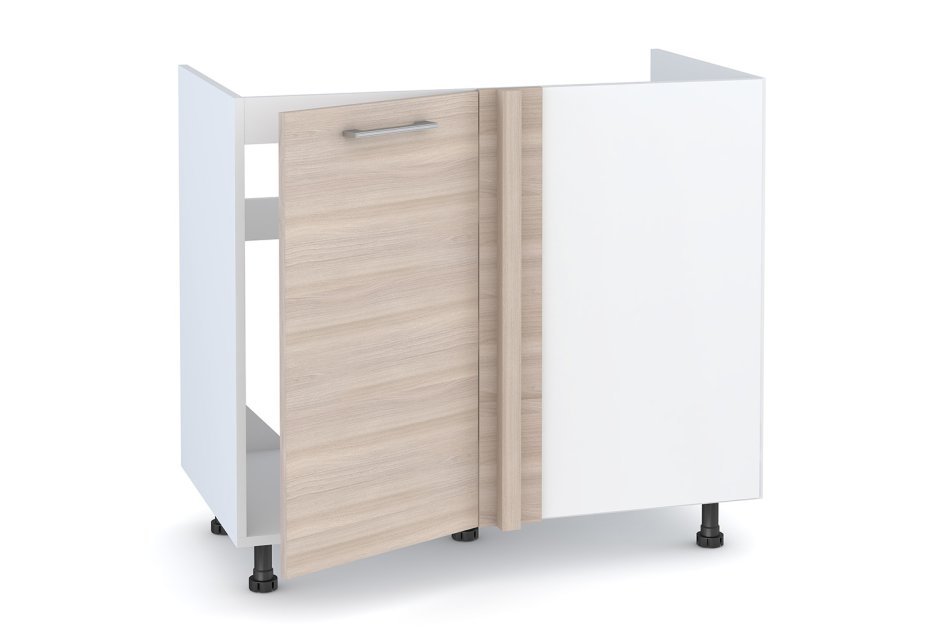 Угловой напольный шкаф 88x88см