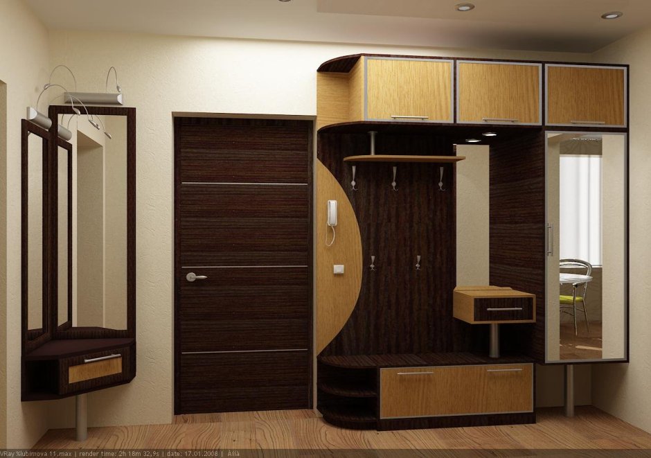 Шкаф в маленькую прихожую 2х2