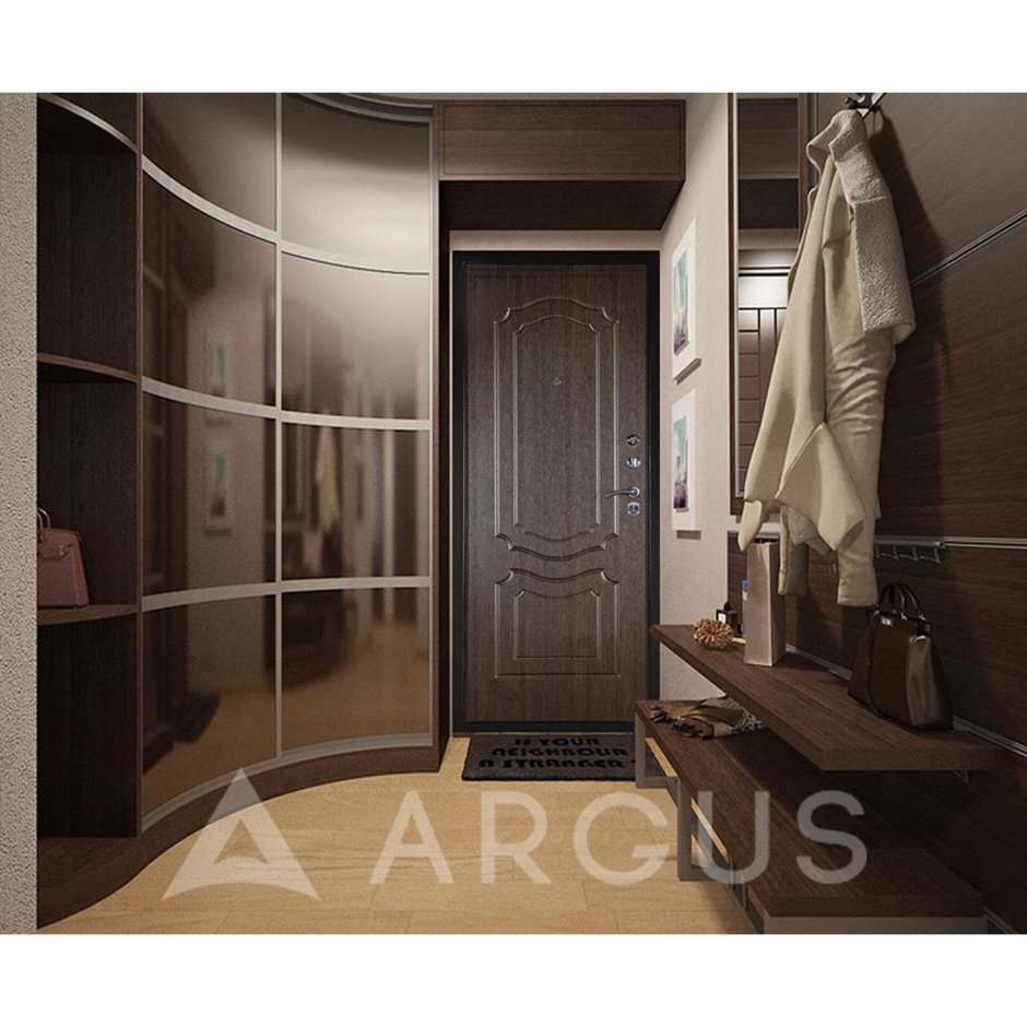 Квадратная прихожая