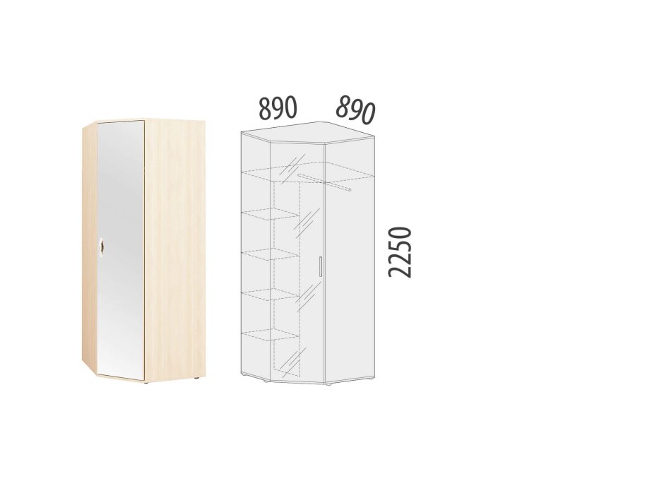 Шкаф Саната daviti мебель