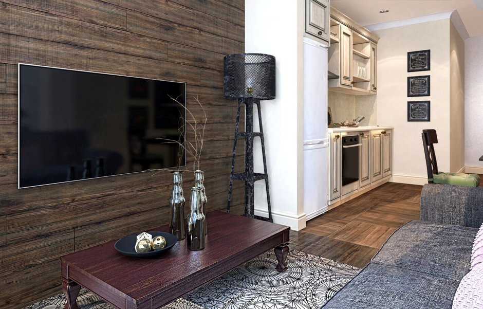 Ламинат на стену