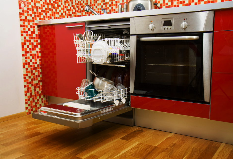 Посудомоечная машина на кухне