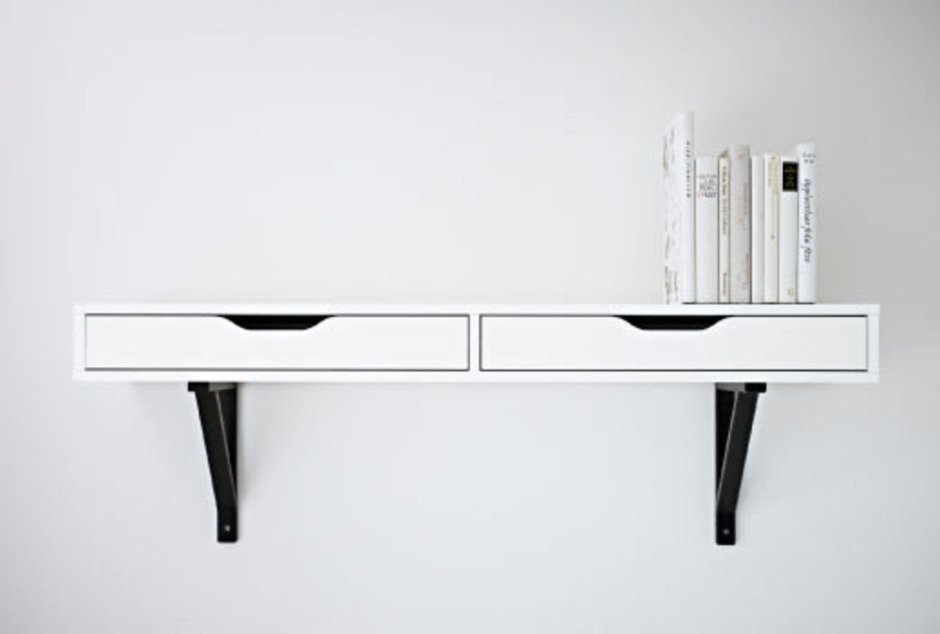 Зеркало с подвесной тумбой в прихожую