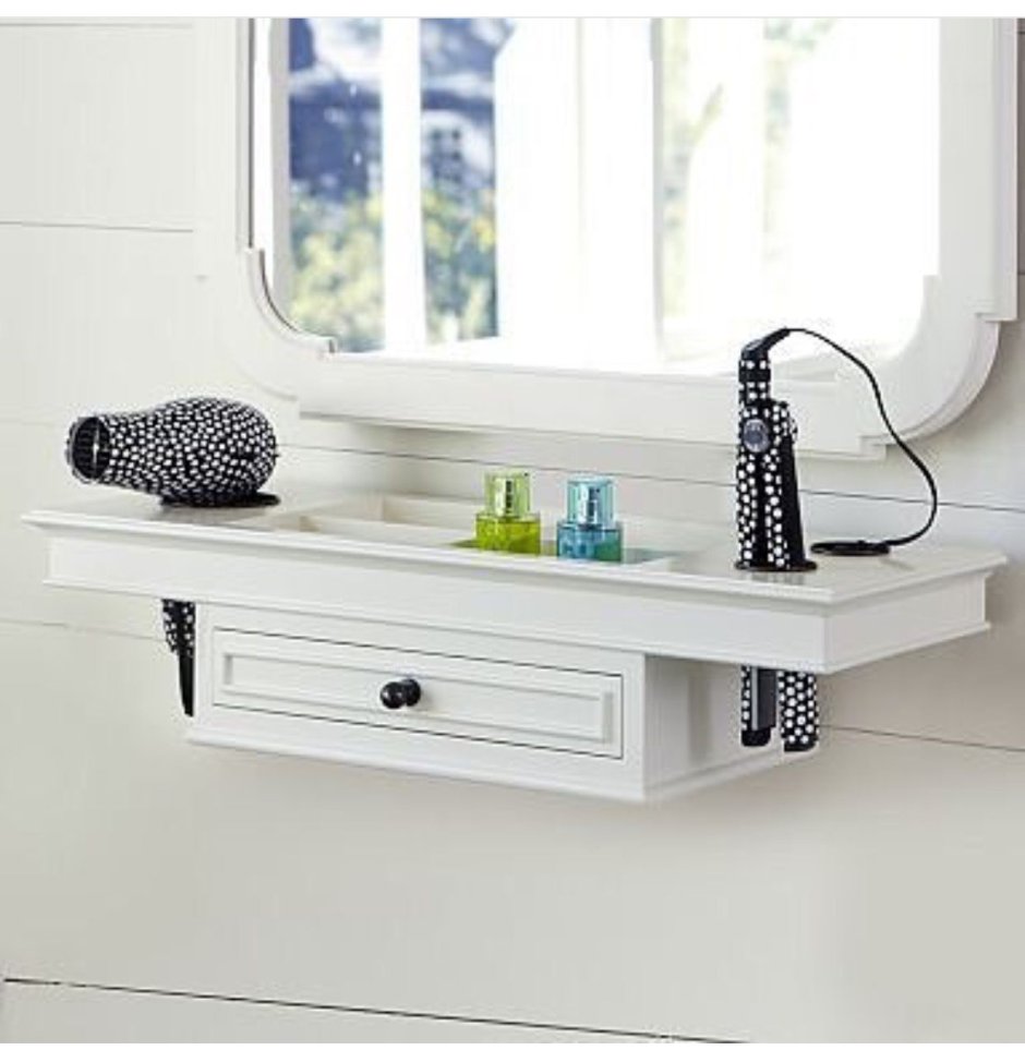 Зеркало с полкой в прихожую