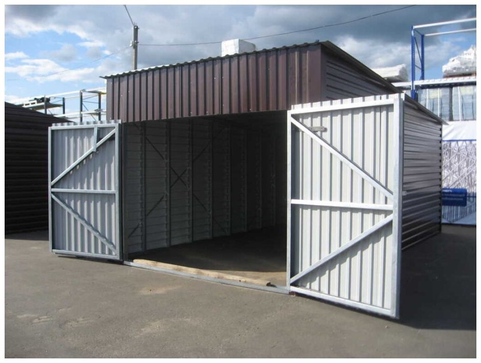 Гараж из профлиста