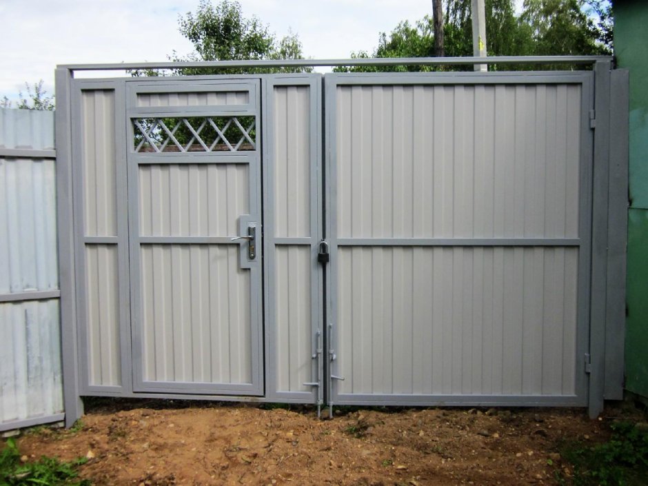 Воротины из металлопрофиля