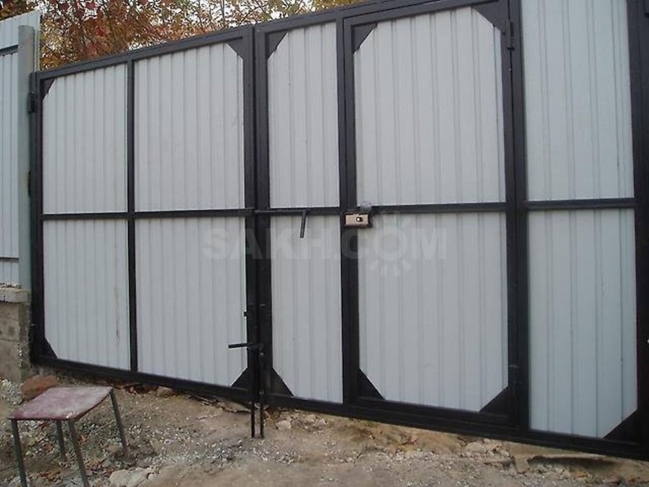 Ворота Херман 3000х3000 вид изнутри