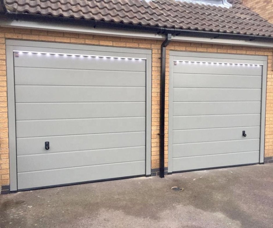 Откатные секционные ворота Херман