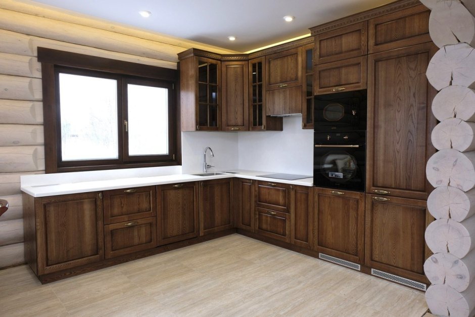 Кухонный гарнитур из ясеня