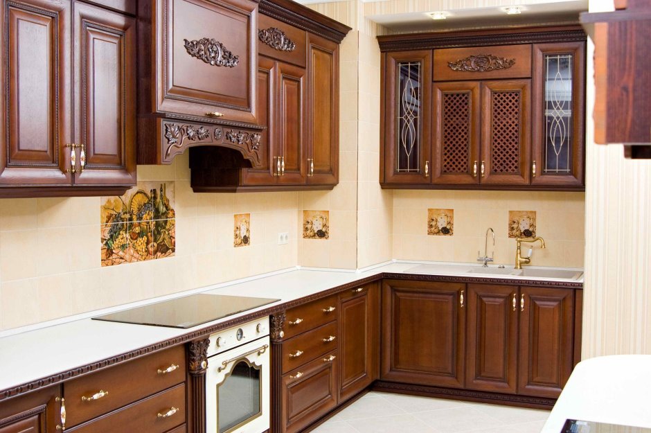 Кухня из массива сосны