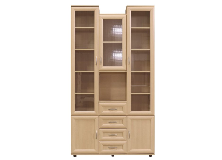 Шкаф книжный м-сервис 108 орех
