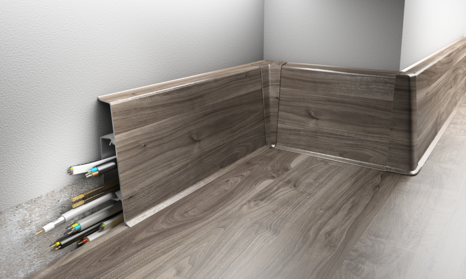 Плинтус Profilpas af/1 10 мм чёрный