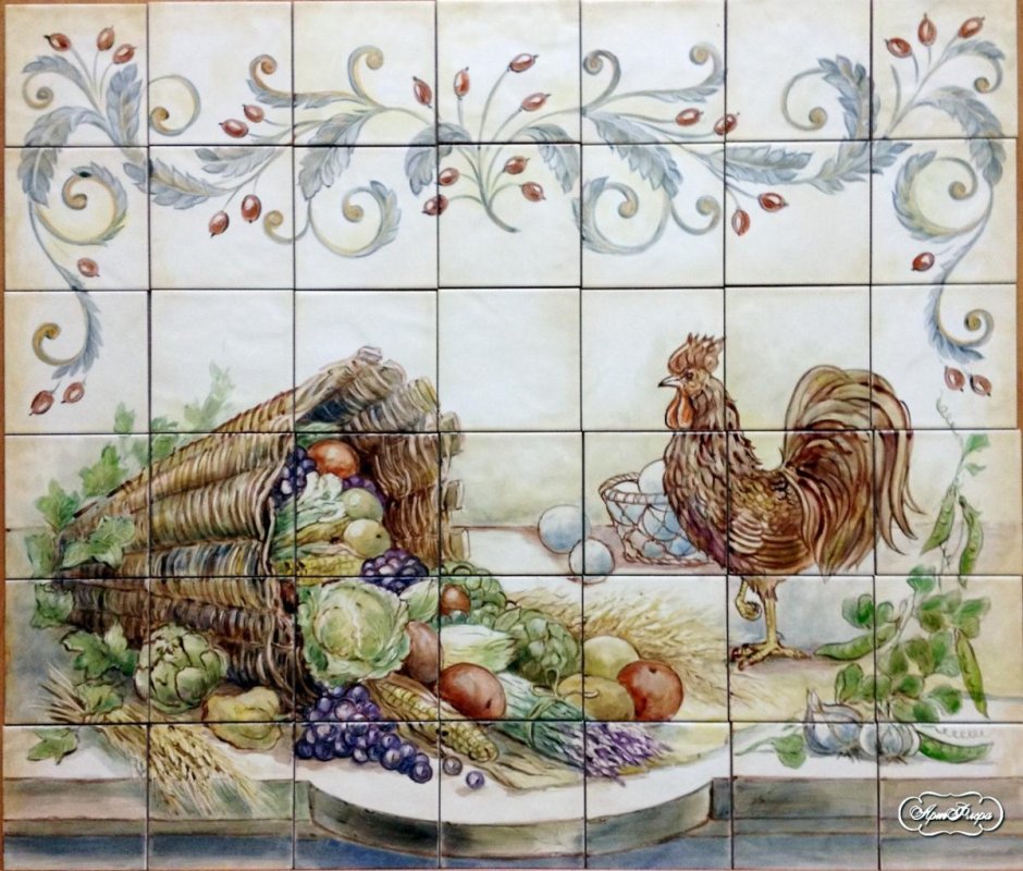 Керамическое панно для кухни