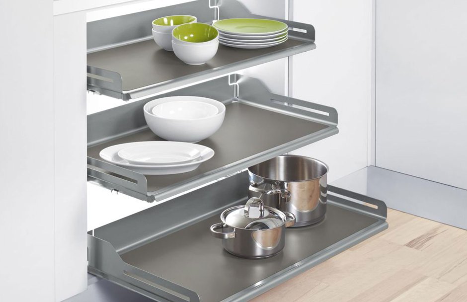 Выдвижная полка под мойку