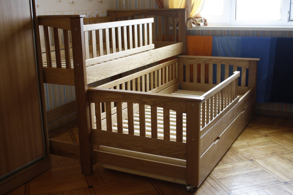 Детские кроватки из ясеня